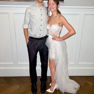 For Love and Lemons Bustier Gown